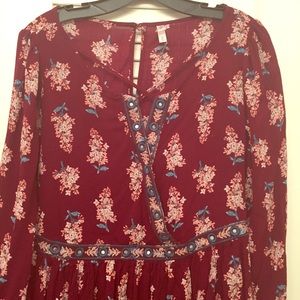 Boho Style Cute Floral Dress